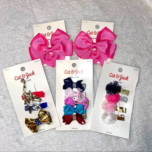 Cat & Jack Other - Set of 14 Cat & Jack Little Girl’s Hair Clips